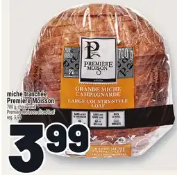 Metro MICHE TRANCHÉE PREMIÈRE MOISSON |PREMIÈRE MOISSON DICED LOAF offer
