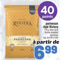 Metro PARMESAN RÂPÉ RIVIERA | RIVIERA SHREDDED PARMESAN offer