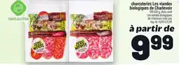 Metro CHARCUTERIES LES VIANDES BIOLOGIQUES DE CHARLEVOIX | LES VIANDES BIOLOGIQUES DE CHARLEVOIX COLD CUTS offer