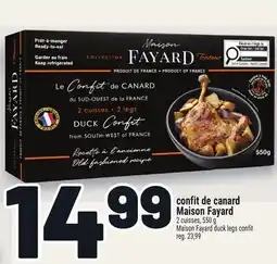 Metro CONFIT DE CANARD MAISON FAYARD | MAISON FAYARD DUCK LEGS CONFIT offer