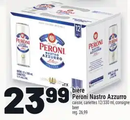 Metro BIÈRE PERONI NASTRO AZZURRO | BEER offer