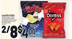 Metro CROUSTILLES RUFFLES | RUFFLES POTATO CHIPS offer