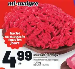 Metro BOEUF HACHÉ MI-MAIGRE | MEDIUM GROUND BEEF offer