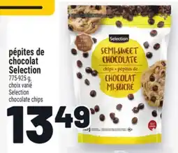 Metro PÉPITES DE CHOCOLAT SELECTION | SELECTION CHOCOLATE CHIPS offer