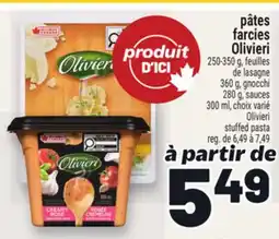 Metro PÂTES FARCIES OLIVIER | OLIVIERI STUFFED PASTA offer