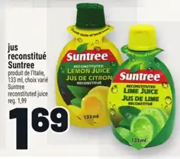 Metro JUS RECONSTITUÉ SUNTREE | SUNTREE RECONSTITUTED JUICE offer