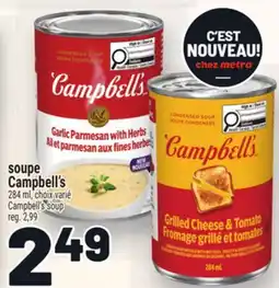 Metro SOUPE CAMPBELL'S | CAMPBELL'S SOUP offer