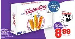 Metro SAUCISSES FUMÉES SUR BATON VALENTINE | VALENTINE FROZEN CORN DOGS offer