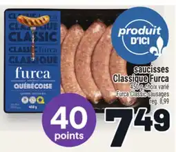 Metro SAUCISSES CLASSIQUE FURCA | FURCA CLASSIC SAUSAGES offer