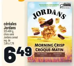Metro CÉRÉALES JORDANS | JORDANS CEREAL offer