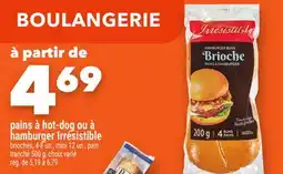 Marche Ami pains à hot-dog ou à hamburger Irrésistible offer