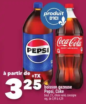 Marche Ami boisson gazeuse Pepsi, Coke offer