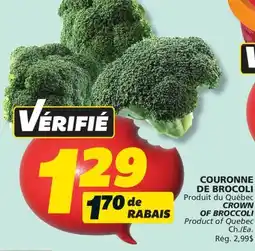 IGA CROWN OF BROCCOLI offer