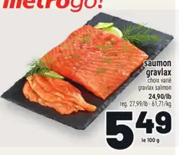 Metro SAUMON GRAVLAX | GRAVLAX SALMON offer