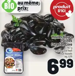Metro MOULES BLEUES FRAÎCHES CANADIAN COVE | CANADIAN COVE FRESH BLUE MUSSELS offer