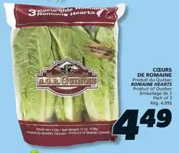 IGA ROMAINE HEARTS offer