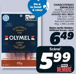 IGA OLYMEL SHAVED DELI MEAT offer
