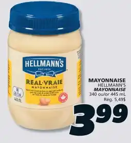 IGA HELLMANN'S MAYONNAISE offer