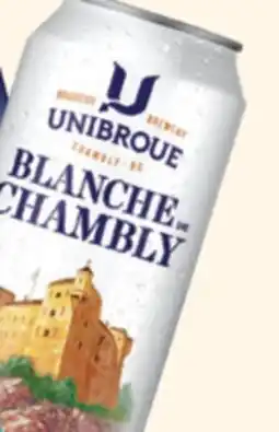 IGA BLANCHE DE CHAMBLY BEER offer