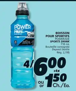 IGA POWERADE SPORTS DRINK offer