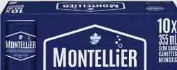 IGA MONTELLIER (10 x 355 mL) CARBONATED NATURAL SPRING WATER offer