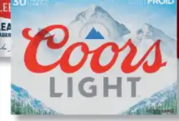IGA COORS LIGHT BEER offer