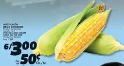 IGA PEACHES AND CREAM CORN ON THE COB offer