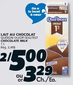 IGA QUÉBON CHOCOLATE MILK offer