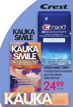 Uniprix KAUKA SMILE, CREST Produits blanchissants pour les dents sélectionnés offer