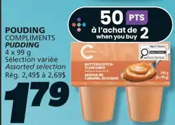 IGA COMPLIMENTS PUDDING offer