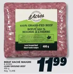 IGA 8 ACRES LEAN GROUND BEEF offer