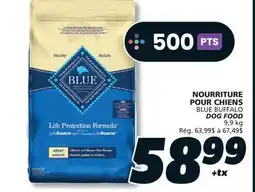 IGA BLUE BUFFALO DOG FOOD offer