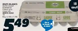 IGA NUTRI WHITE EGGS offer