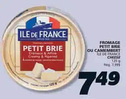 IGA ÎLE DE FRANCE CHEESE offer