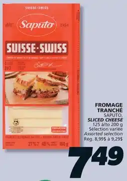 IGA SAPUTO, SLICED CHEESE offer