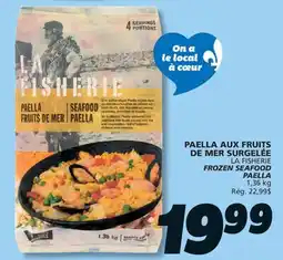 IGA LA FISHERIE FROZEN SEAFOOD PAELLA offer