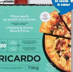 IGA RICARDO FROZEN PIZZA offer
