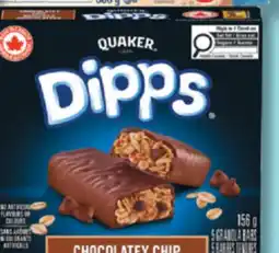 IGA QUAKER DIPPS CHEWY BARS offer