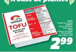 IGA SUNRISE TOFU offer