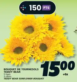 IGA TEDDY BEAR SUNFLOWER BOUQUET offer