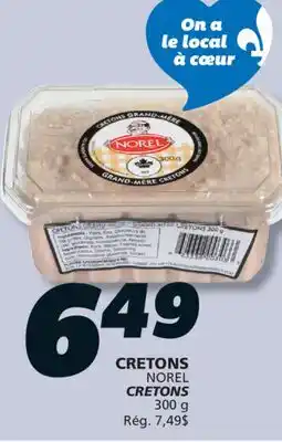 IGA NOREL CRETONS offer
