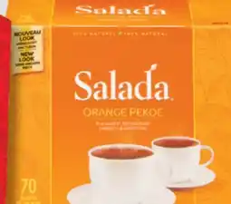 IGA SALADA Orange Pekoe TEA OR HERBAL TEA BAGS offer