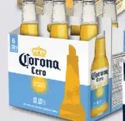IGA CORONA CERO BEER OR NON-ALCOHOLIC BEER offer