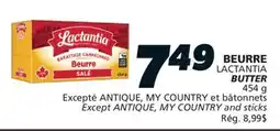 IGA LACTANTIA BUTTER offer