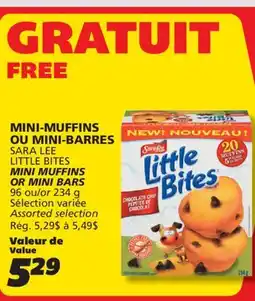 IGA LITTLE BITES MINI MUFFINS OR MINI BARS offer