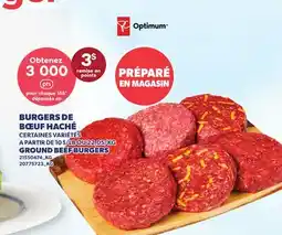 Provigo BURGERS DE BŒUF HACHÉ| GROUND BEEF BURGERS offer