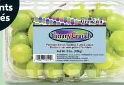 IGA SEEDLESS PREMIUM RED OR GREEN GRAPES offer