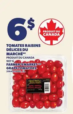 Provigo TOMATES RAISINS DÉLICES DU MARCHÉ | FARMER'S MARKET GRAPE TOMATOES offer