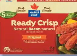 IGA MAPLE LEAF READY CRISP BACON offer