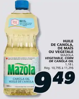IGA MAZOLA CANOLA OIL offer